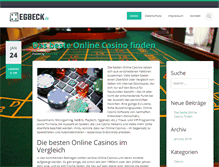 Tablet Screenshot of egbeck.de